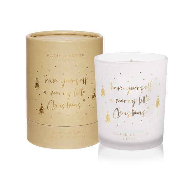 Have Yourself A Merry Little Christmas - Christmas Pine Candle