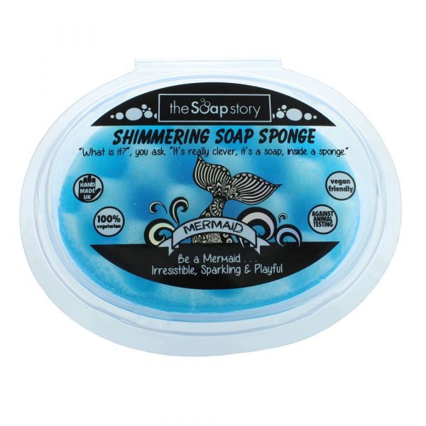 Mermaid Shimmering Soap Sponge